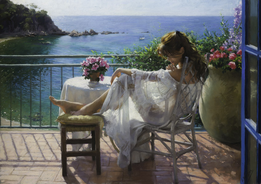 Vicente Romero - Morning Light at Costa Brava - limited edition print